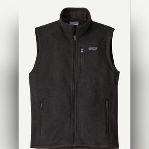 Patagonia Men's Better Sweater Black Fleece Vest